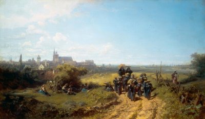 Institute Walk by Carl Spitzweg